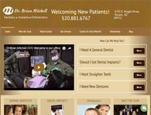 Tablet Screenshot of brianmitchelldds.com